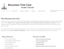 Tablet Screenshot of mountaintreecare.com